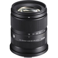 Sigma 18-50mm f/2.8 DC DN Contemporary Lens for Sony E Mount - Open Box (Model #58515648CM) - Perfect for Portrait, Street & Travel Photography