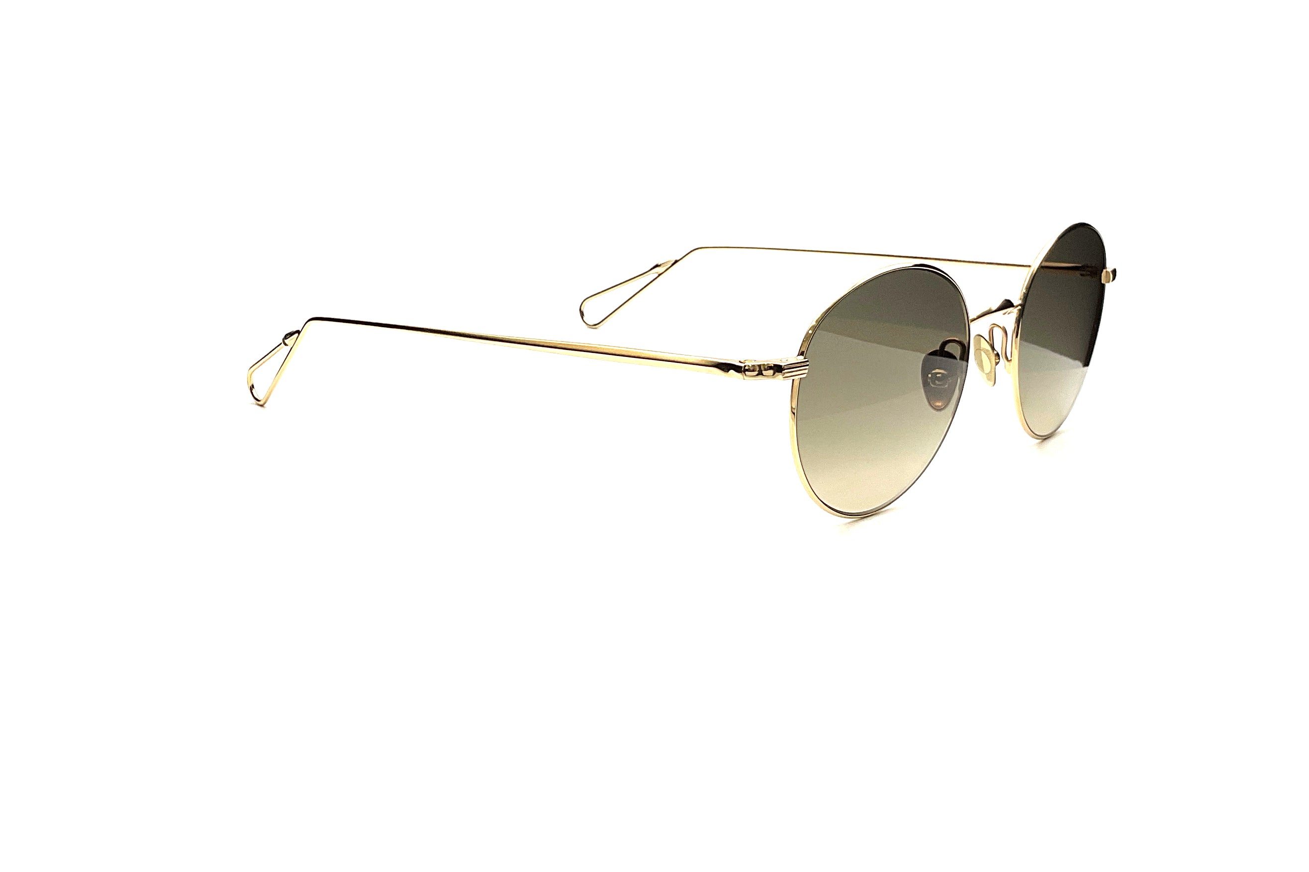 Ahlem Moliere Sunglasses - Champagne & Rain Gradient Lens - Stylish UV Protection for Outdoor Activities & Fashion