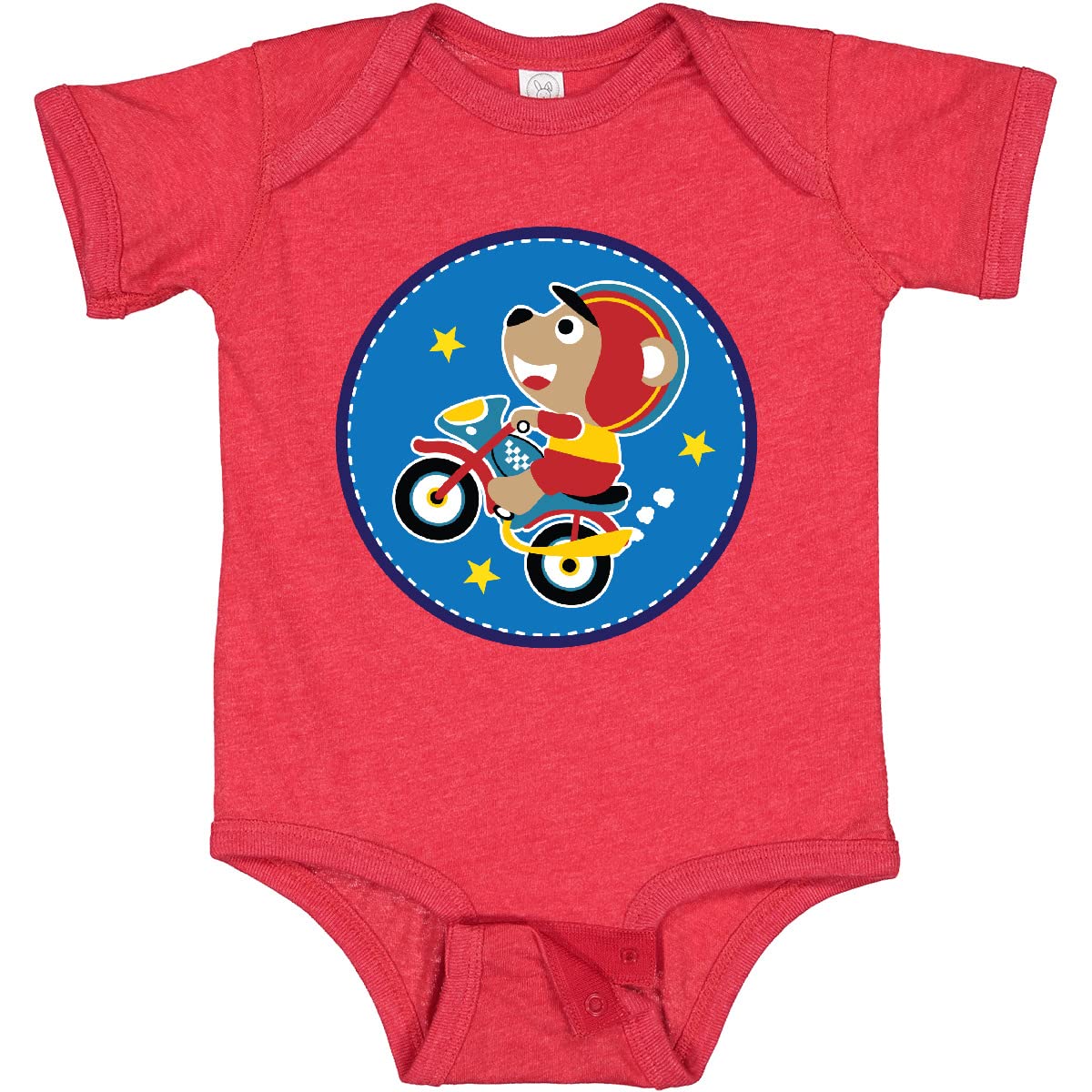 Inktastic Motorcycle Dirt Bike Racing Baby Bodysuit - Cute Infant Onesie for Boys & Girls - Perfect for Biker Families, Racing Fans & Motorcycle Enthusiasts
