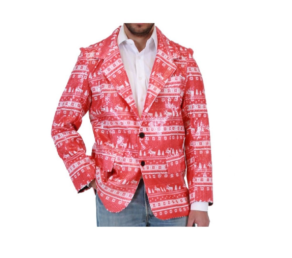 Sparkly Sequin Humping Reindeer Ugly Christmas Sweater - Festive Holiday Party Outfit for Women & Men - Perfect for Ugly Sweater Contests, Office Parties & Family Gatherings