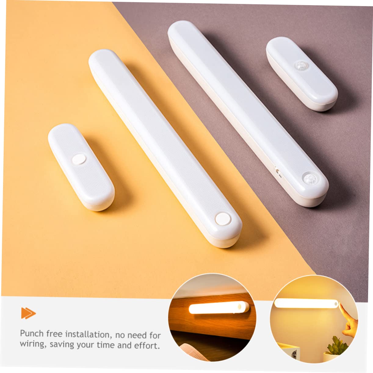 Artibetter USB Rechargeable Motion Sensor Night Light for Kids - Portable LED Closet Light with Auto On/Off, Soft Glow for Bedrooms, Nursery & Hallways - Perfect for Nighttime Safety & Convenience