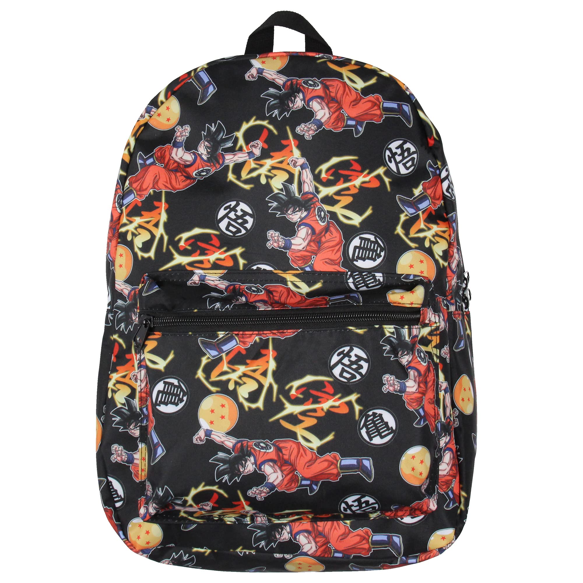 Dragon Ball Z Backpack - Goku Fighting Stance Anime Laptop Backpack for School, Travel & Work | Durable & Stylish DBZ Merchandise