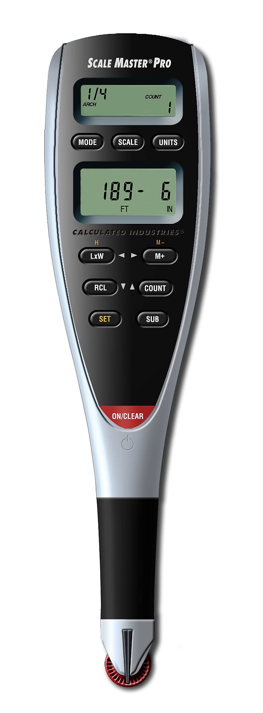 Calculated Industries Scale Master Pro 7.3-Inch Digital Plan Measure Tool (6025) - Perfect for Architects, Engineers & Construction Professionals
