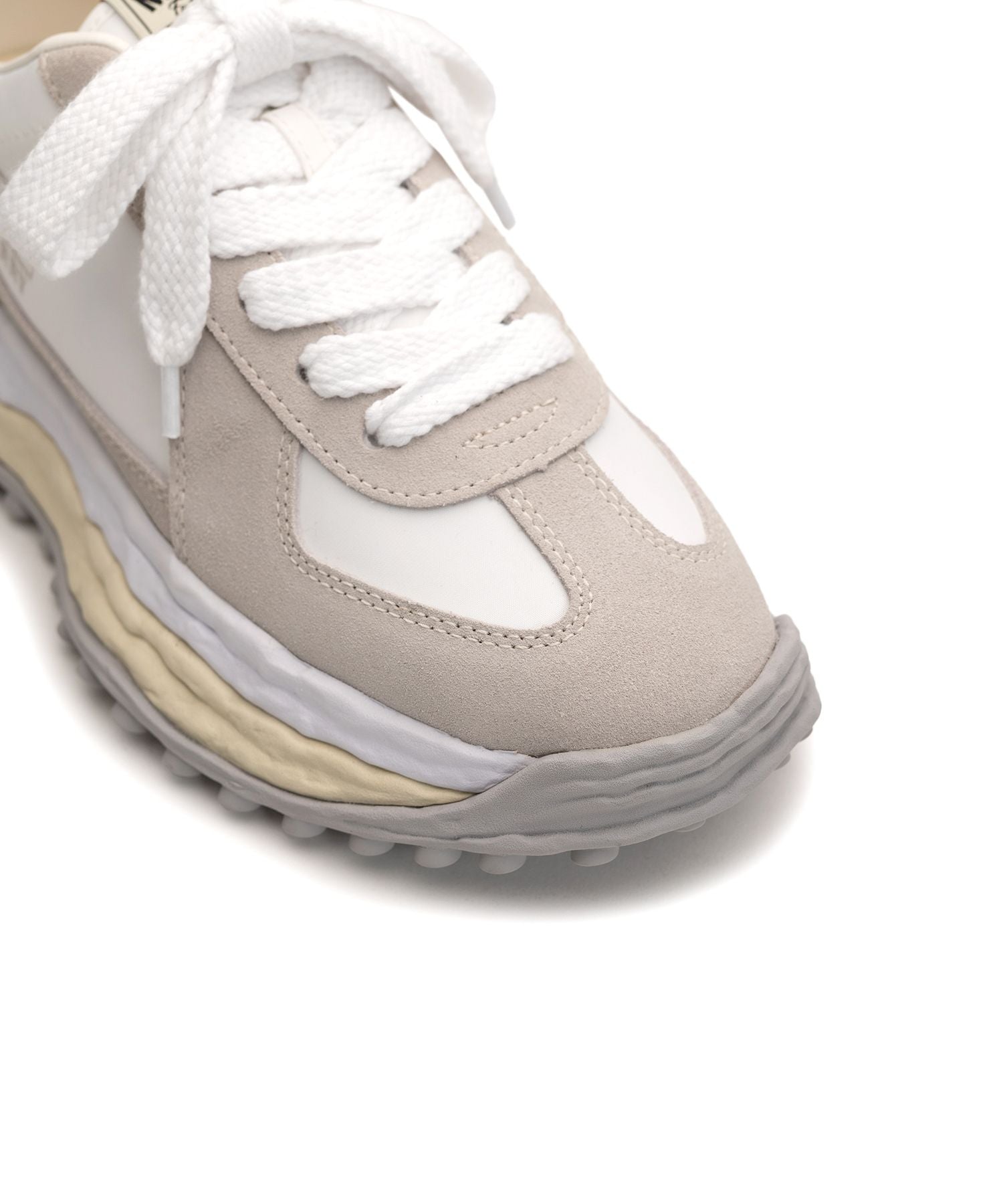 Maison Mihara Yasuhiro Larry OG Sole Mix Low Top Sneakers in White - Stylish & Comfortable for Casual Outfits and Streetwear Fashion