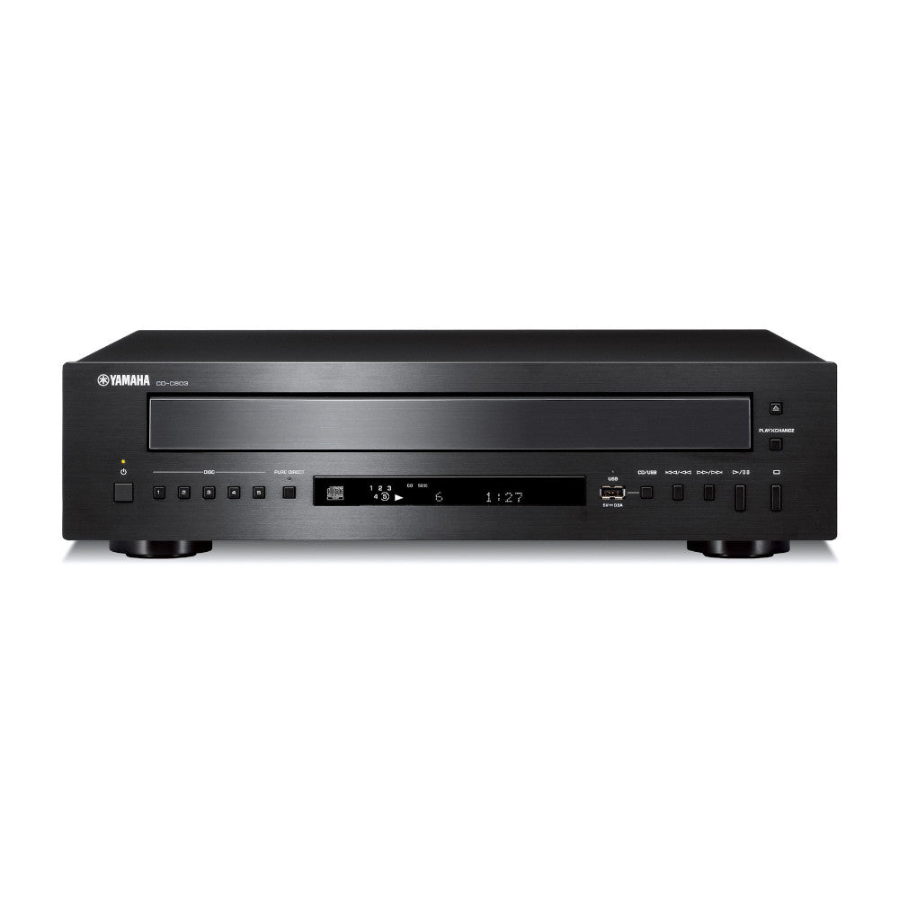 Yamaha CD-C603 5-Disc Carousel CD Player - High-Fidelity Audio for Home & Office | Perfect for Music Lovers & Audiophiles