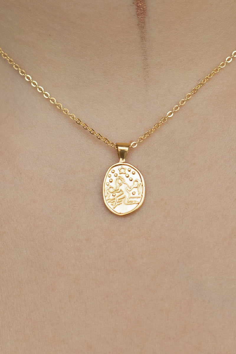 The Star Tarot Necklace – Elegant Zodiac Jewelry for Women, Mystical Horoscope Pendant with 925 Sterling Silver Chain – Perfect for Spiritual Healing, Meditation & Boho Fashion Accessories