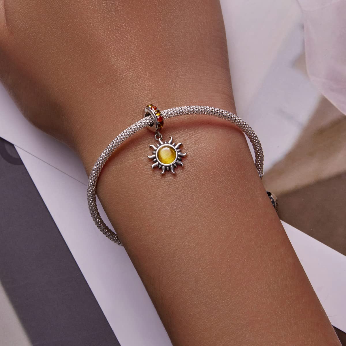 925 Sterling Silver Animal Charms for Jewelry - Bee, Butterfly & Fox Charms for Bracelets & Necklaces | Cute Women's Jewelry Charms for Everyday Wear & Gifts