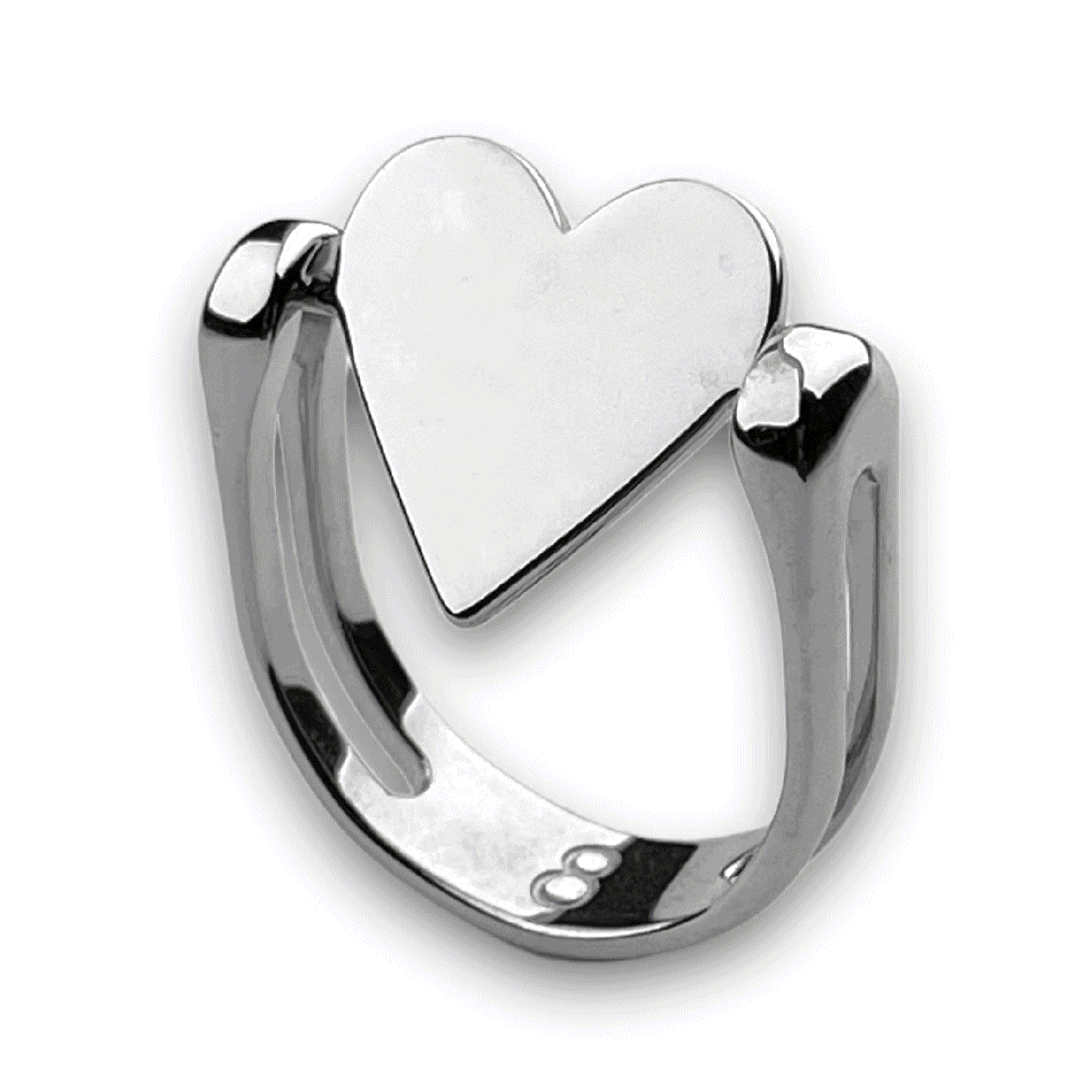 Heart Shaped Fidget Ring for Anxiety Relief - Spinner Stress Relief Ring for Adults & Kids - Perfect for ADHD, Focus, and Relaxation at Home, Office, or School