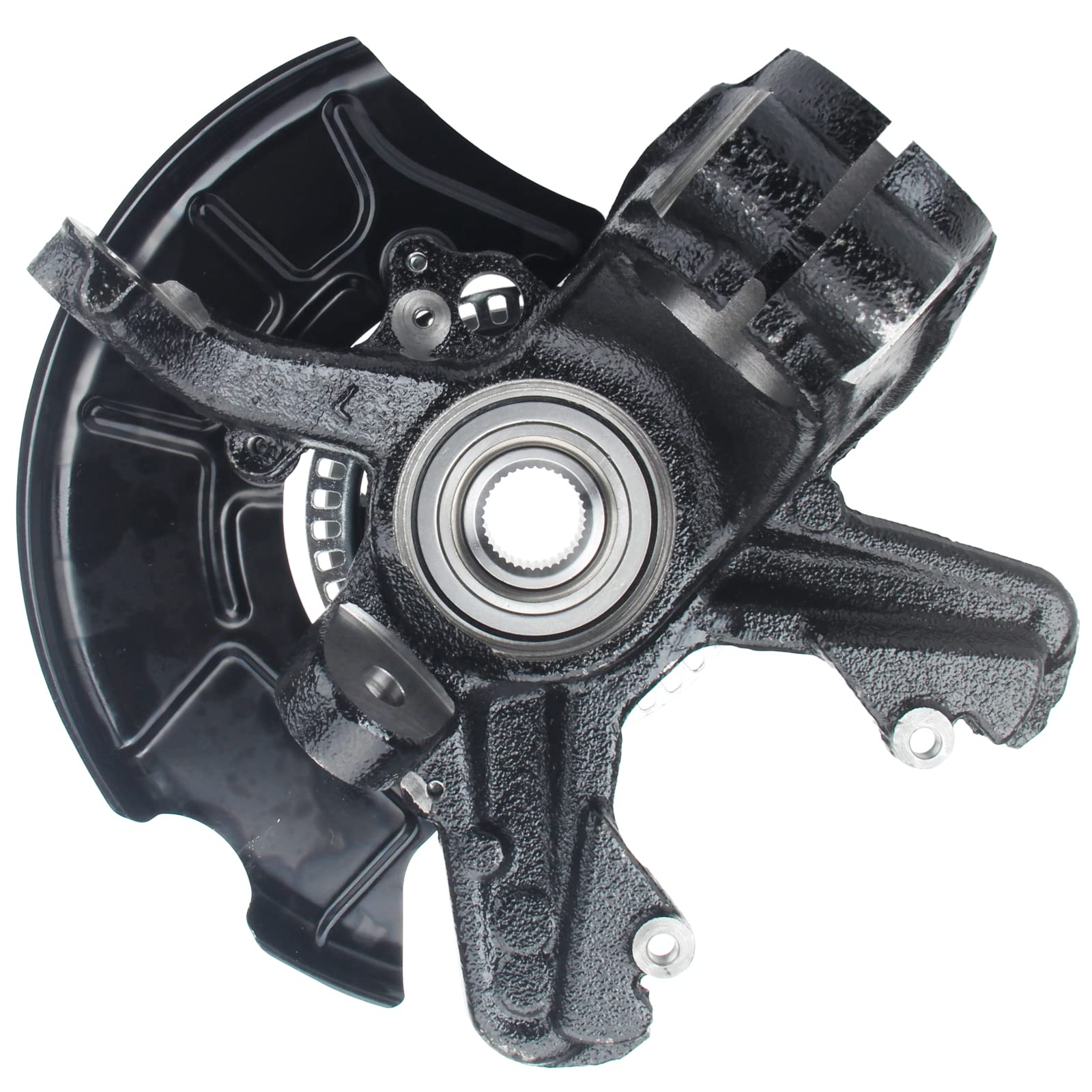 Steering Knuckle Wheel Hub Bearing Assembly - Front Left Driver Side for VW Beetle 1998-2010, Golf 1999-2006 & 2010, Jetta 1999-2005 | Part# 698-375 | Easy DIY Installation & Smooth Ride Replacement