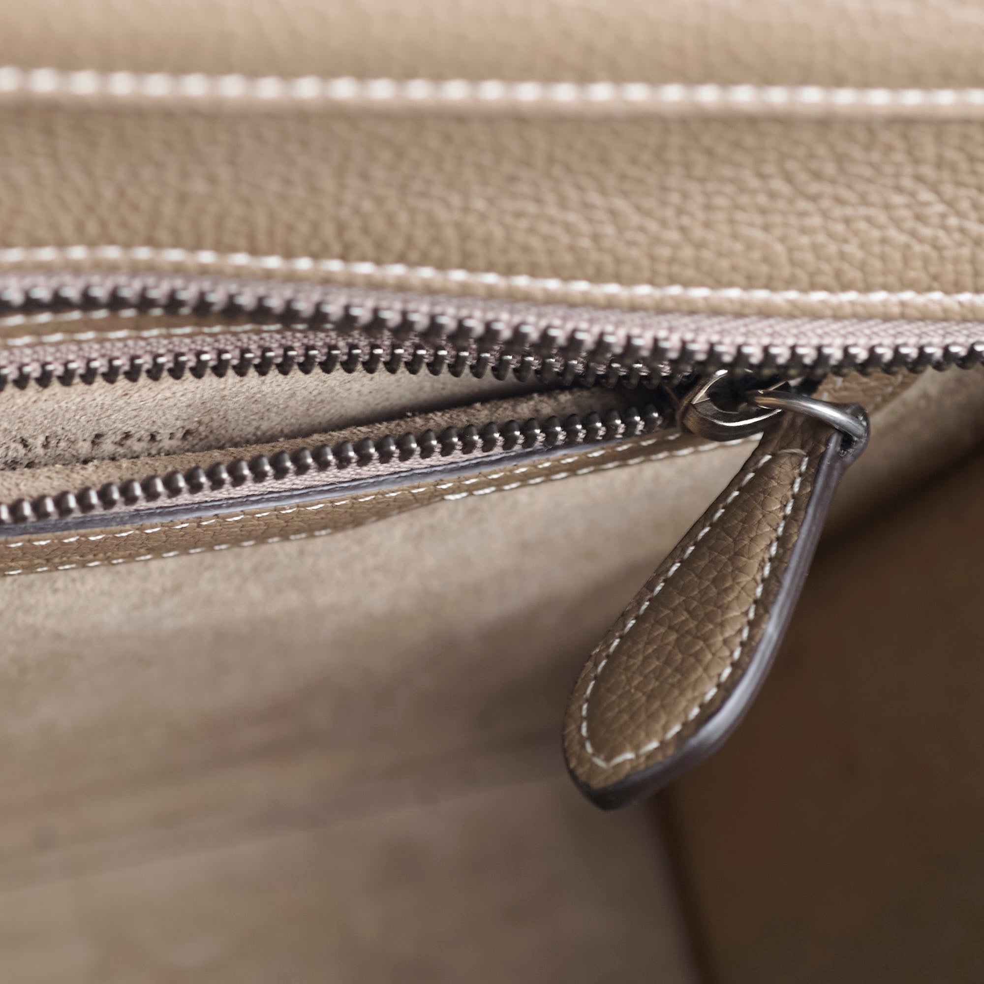 Celine Micro Luggage Bag in Taupe - Premium Grained Leather Handbag for Women | Perfect for Work, Travel & Everyday Use