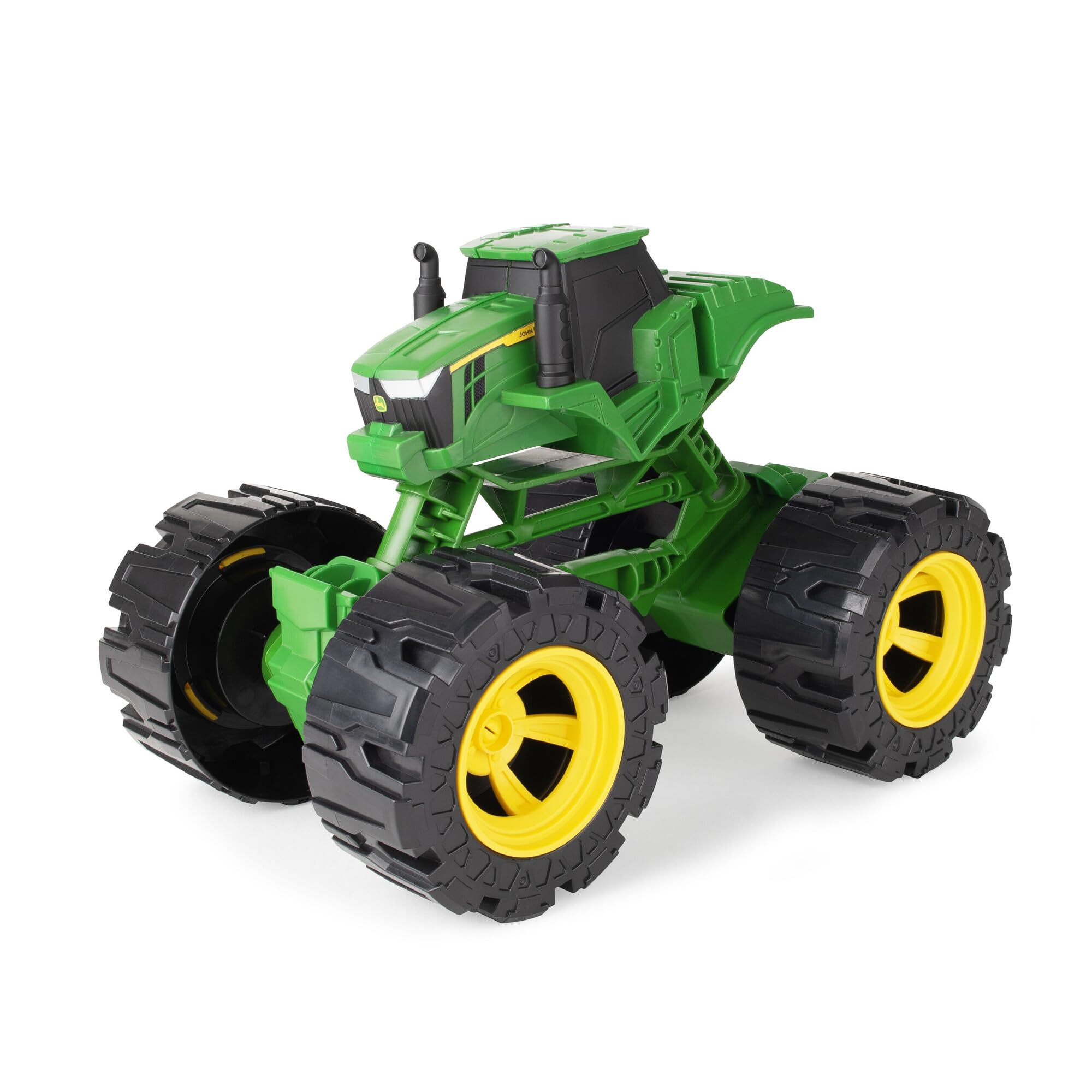 John Deere Monster Treads All-Terrain Tractor Monster Truck Toy - Durable Kids Toys for Ages 3+ - Perfect for Outdoor Play, Sandbox Fun & Pretend Farming Adventures