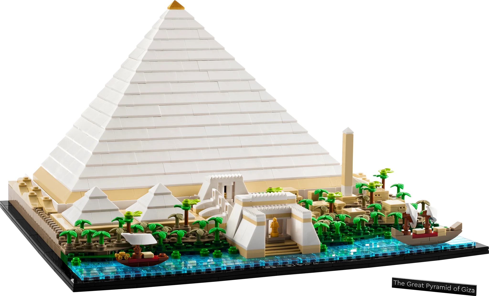 LEGO® Architecture Great Pyramid of Giza Building Set - Collectible Model Kit for Adults & Kids - Perfect for Home Decor, Office Display & Educational STEM Toy