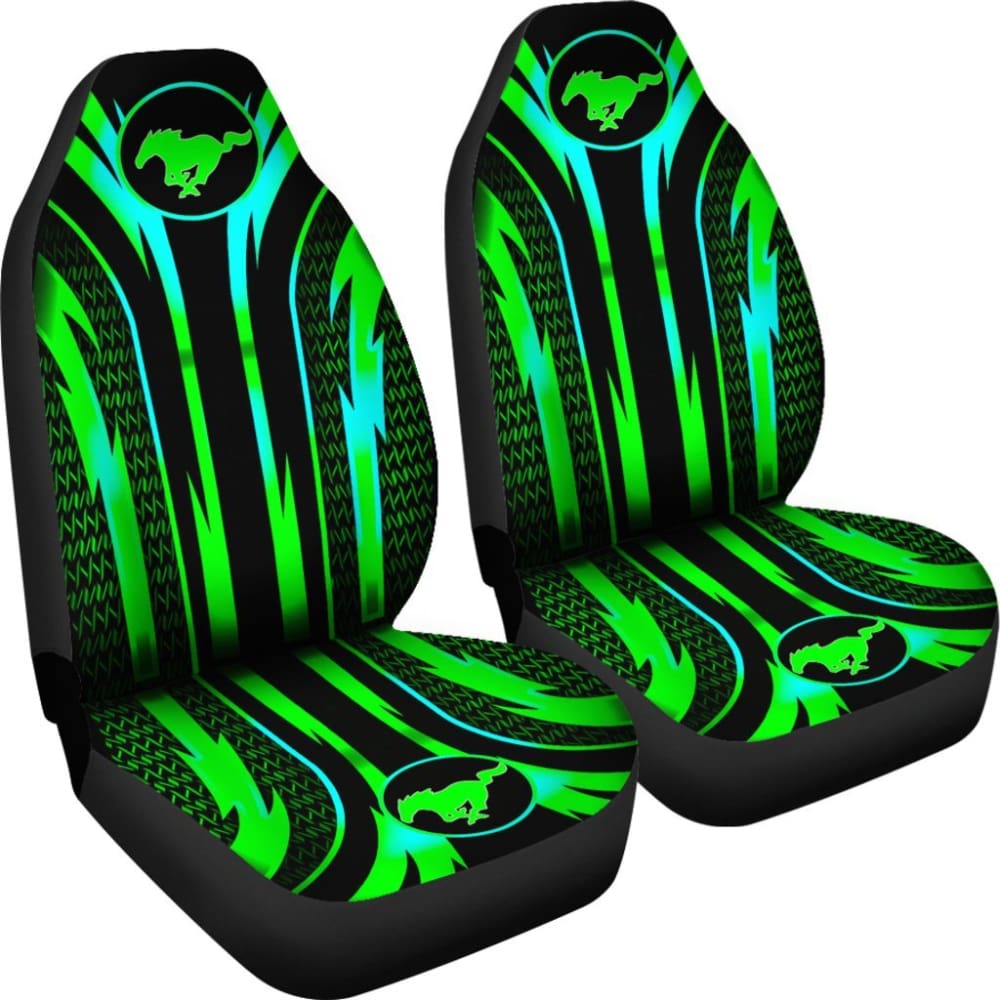 Premium 2-Piece Front Mustang Seat Covers - Universal Fit for Ford Mustang (Model 144627) - Perfect for Car Enthusiasts & Daily Drivers - Enhance Comfort & Protect Seats from Wear