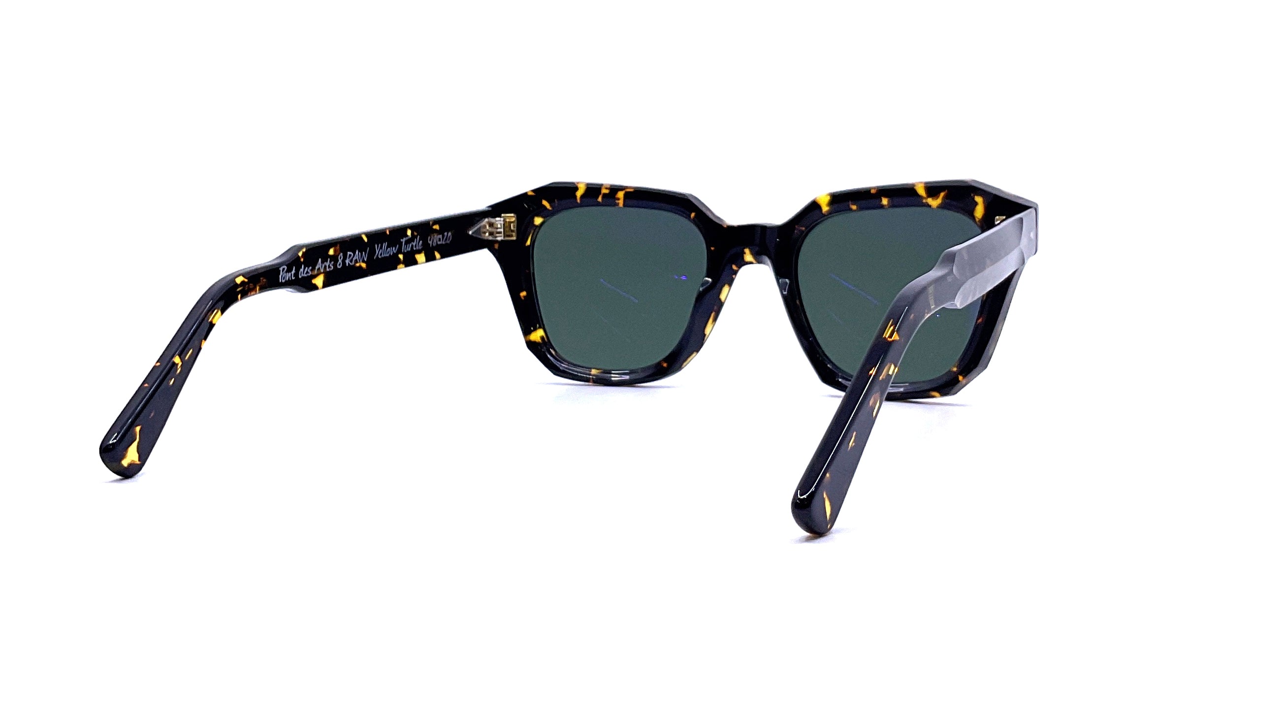 Ahlem Pont des Arts Sun (Yellow Turtle) Sunglasses - UV Protection, Polarized Lenses for Women & Men - Perfect for Beach, Driving & Outdoor Activities