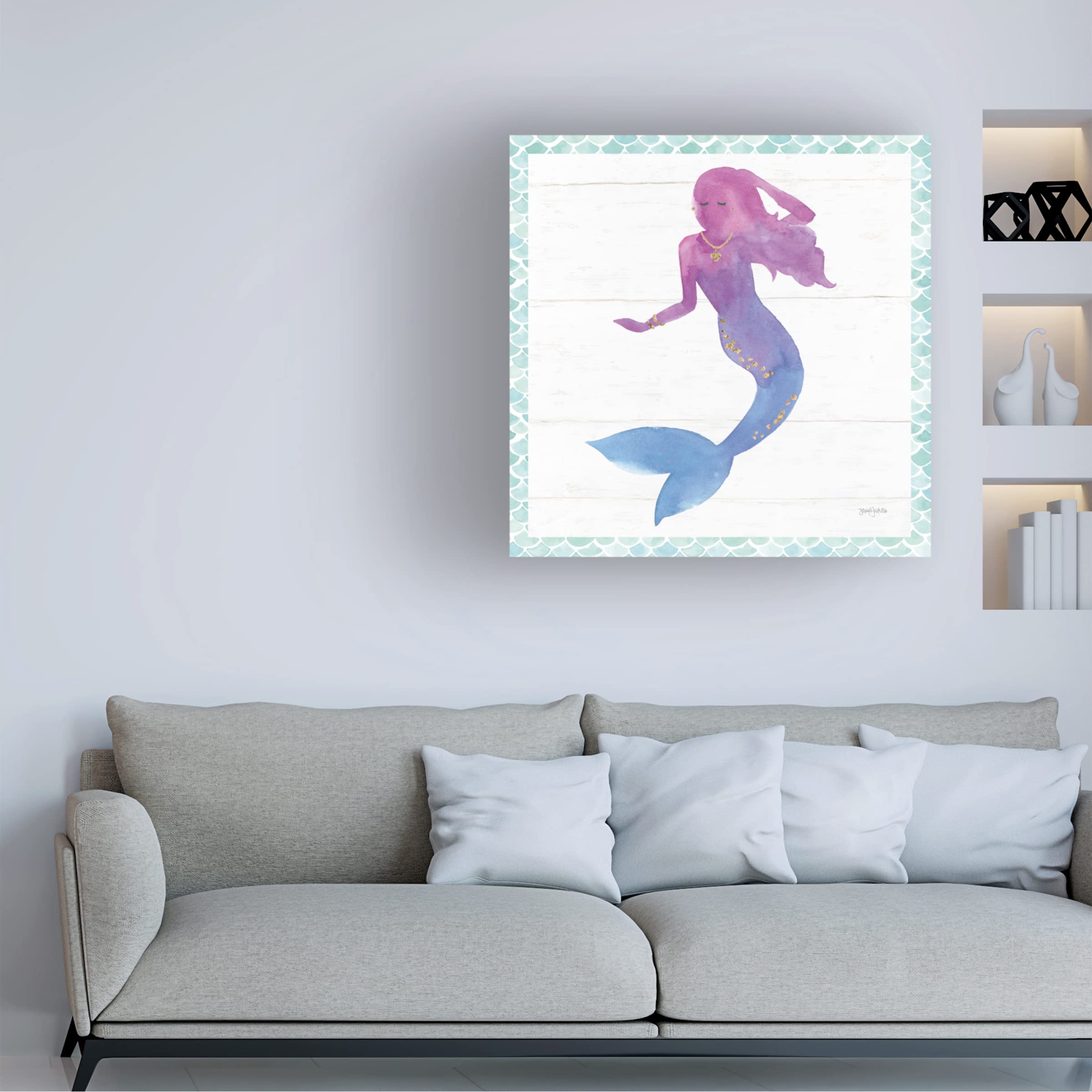 Farida Zaman 'Bold' Canvas Wall Art Print - Modern Abstract Painting for Living Room, Bedroom & Office Decor | Trademark Fine Art Collection