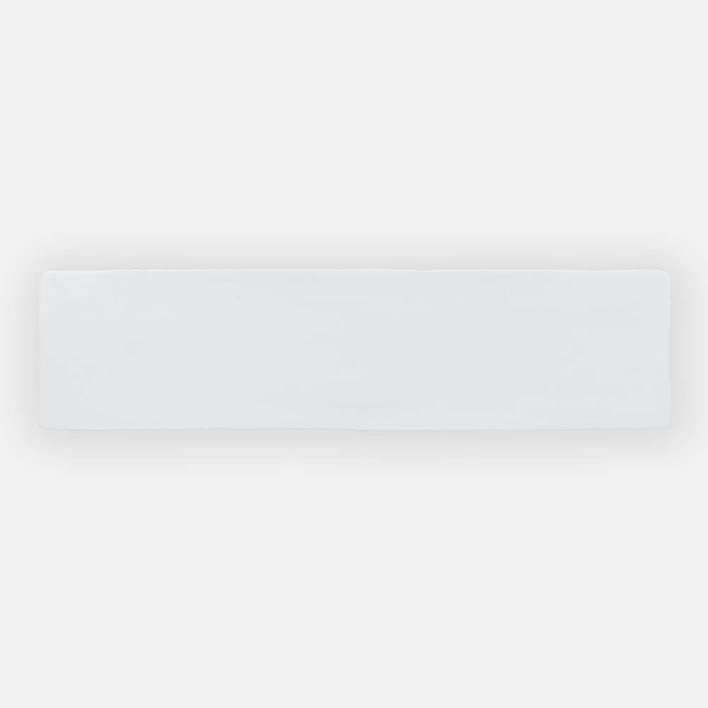 Premium Columbus Blanco 75x300mm Matte Subway Tile - Classic White Ceramic Wall Tile for Kitchen Backsplash, Bathroom, and Shower Renovation