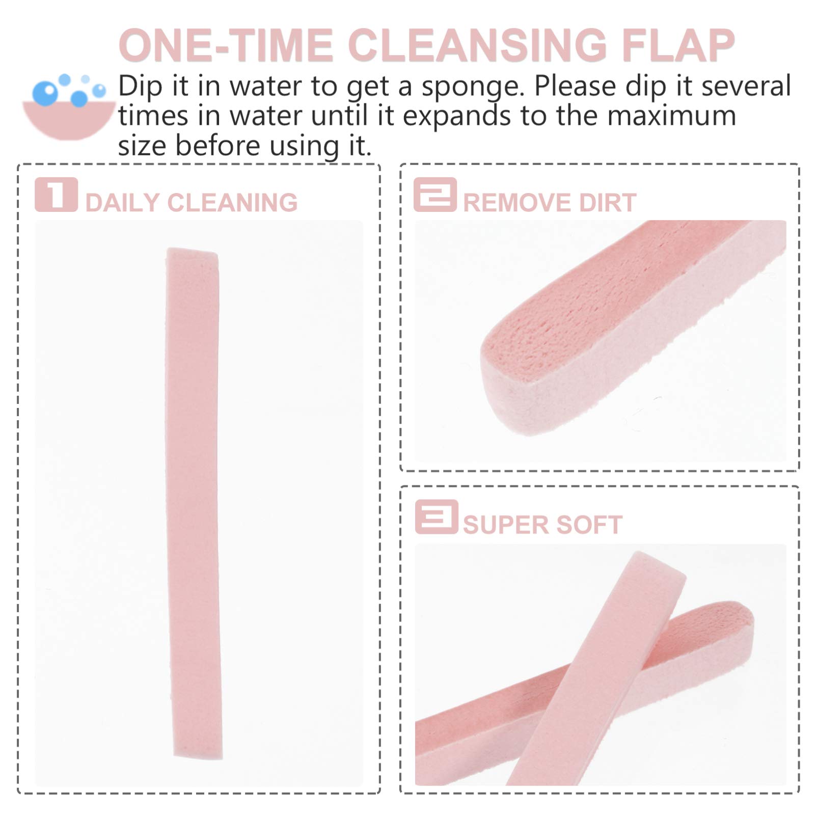 Lurrose 120pcs Makeup Sponges - Compressed Cleaning Sponge for Face, Travel Powder Pads, Portable & Reusable - Perfect for Travel, Makeup Application, and Daily Beauty Routine