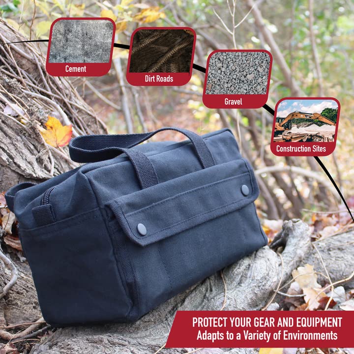 Woodland Camouflage Military Mechanics Tool Bag - Durable Tactical Gear for Outdoor Work, Hunting & Camping - Perfect for Mechanics, Contractors & DIY Enthusiasts