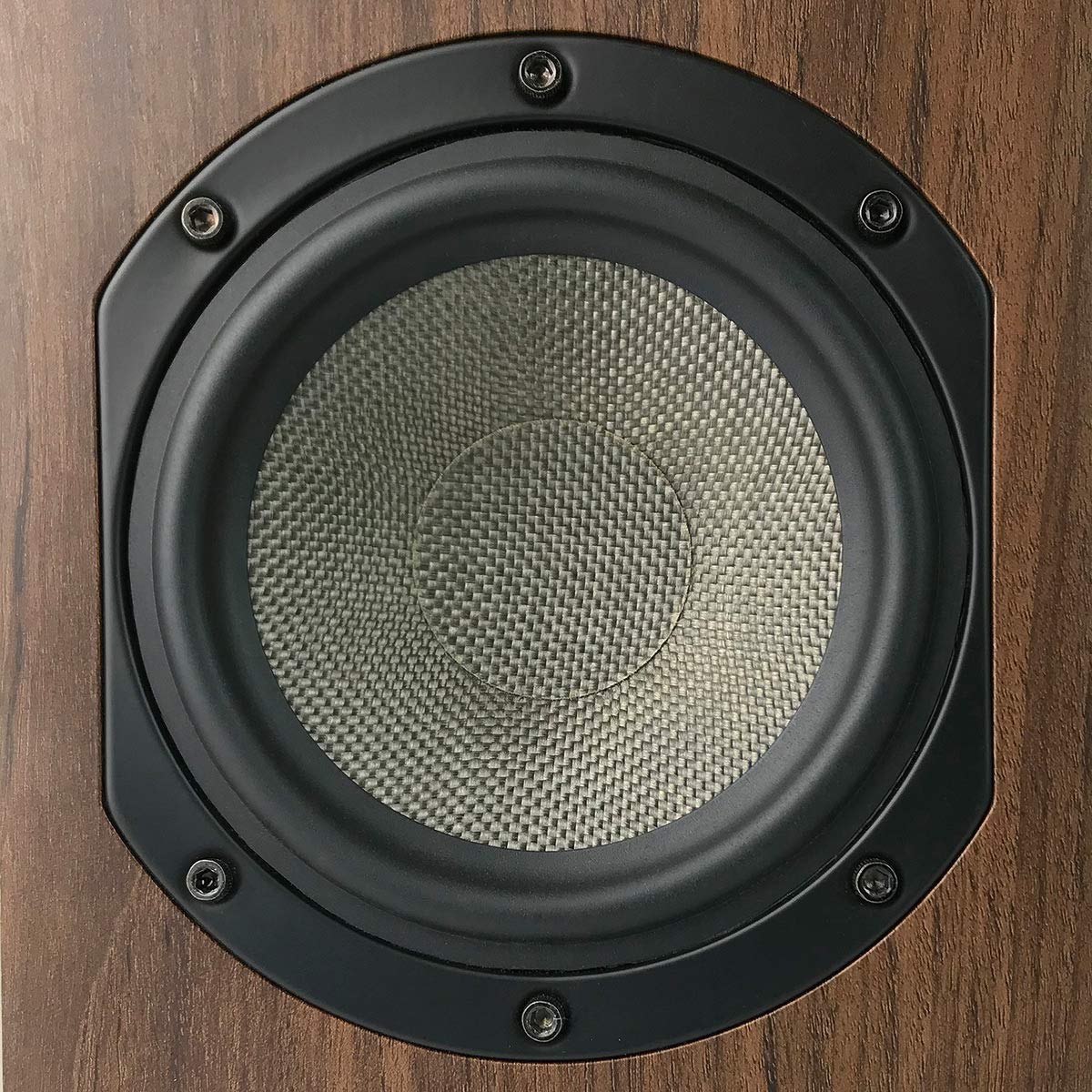 KLH Albany II 2-Way Bookshelf Speakers - Premium Studio Music & High Performance Home Theater | Hi-Res Surround Sound with Deep Bass Port | Detachable Magnetic Grille | European Walnut Finish (Pair) - Ideal for Living Room, Bedroom & Home Office
