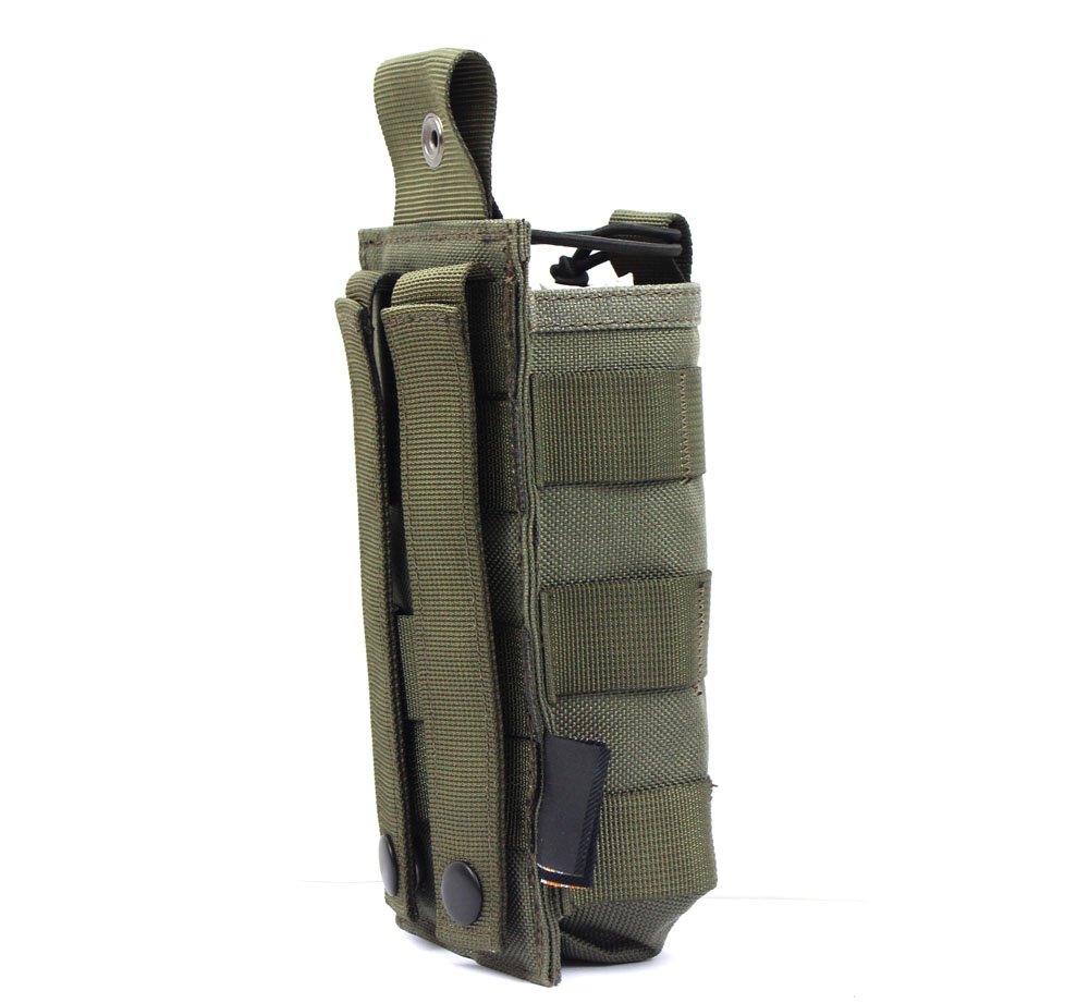 Tactical Radio Pouch - 1000D Nylon Molle Two-Way Radio Holder Case for Walkie Talkies - Perfect for Military, Police, Hiking & Outdoor Communication Gear
