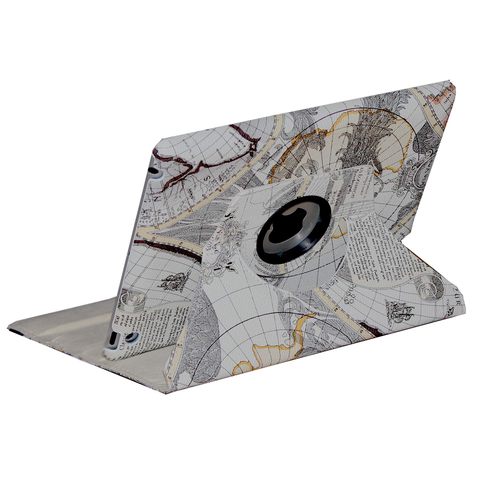 Magnetic Smart Cover Case for iPad Air 1 (2013 Model A1474/A1475/A1476) - Rotating Stand with Auto Wake/Sleep Function | Perfect for Work, Travel & Home Use