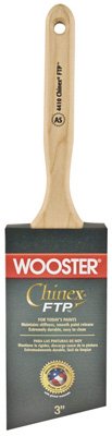 Wooster Chinex FTP 3 Inch Wide Angle Chinex Trim Paint Brush - Perfect for Cutting In, Edging & Detail Work on Walls, Ceilings & Woodwork