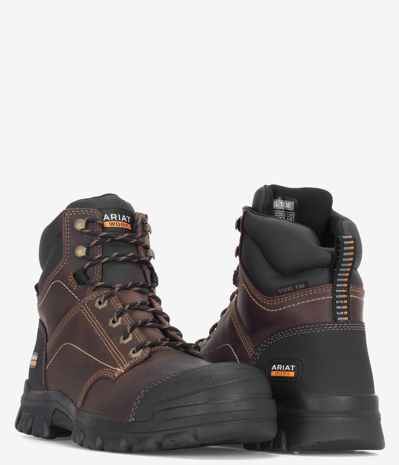 Ariat Treadfast 6 Safety Toe Work Boots for Men - Steel Toe Construction, Slip Resistant & Comfortable - Perfect for Construction, Warehouse & Outdoor Work