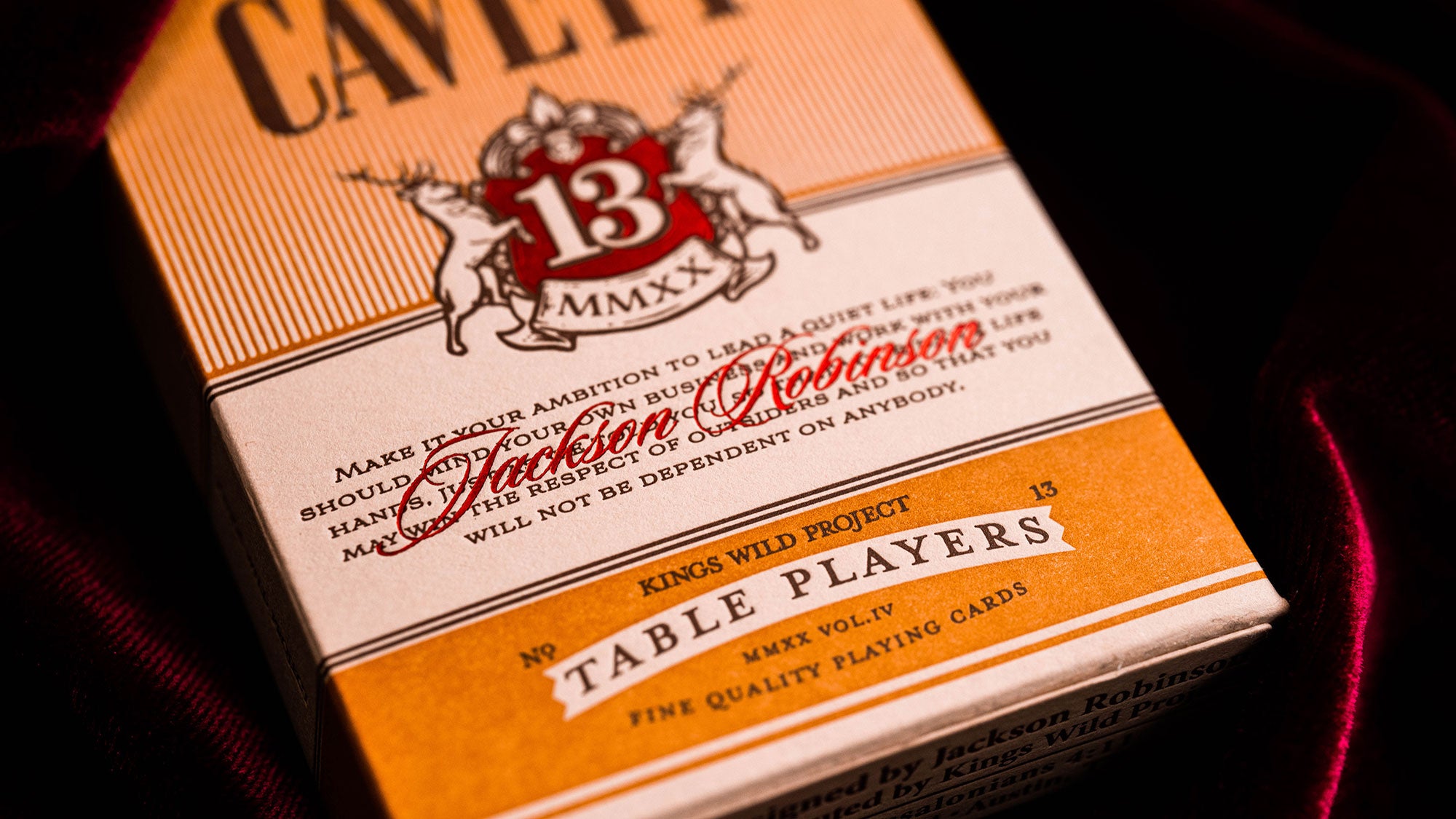 Premium Luxury Playing Cards - Table Players Vol. 04 - Elegant Deck for Poker, Blackjack & Card Magic - Perfect for Casino Nights, Game Parties & Collectors