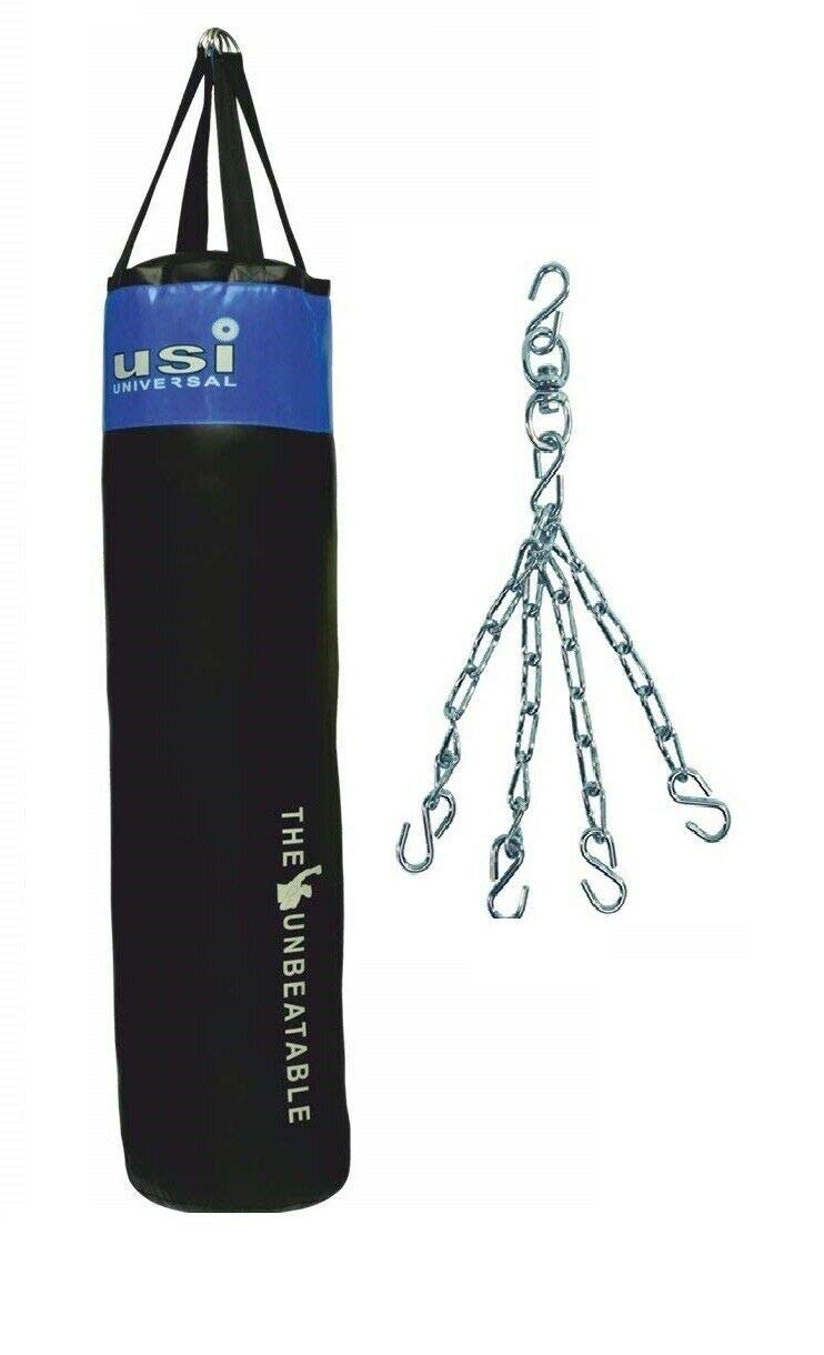 USI Crusher Heavy Duty Unfilled Boxing Punch Bag for MMA, Kickboxing, and Fitness Training - Perfect for Home Gyms and Martial Arts Studios