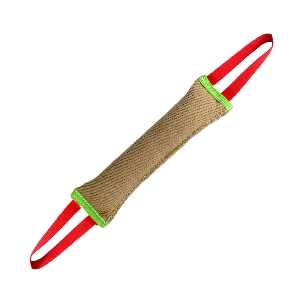 POPETPOP Durable Dog Tug Toy - Chew Resistant Interactive Puppy Teething Toy for Small & Large Dogs - Perfect for Outdoor Play, Training & Bonding Time