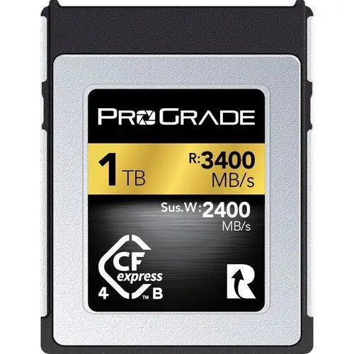 ProGrade Digital 1TB CFexpress 4.0 Type B Memory Card - High-Speed Performance for 8K Video, Photography & Professional Cameras