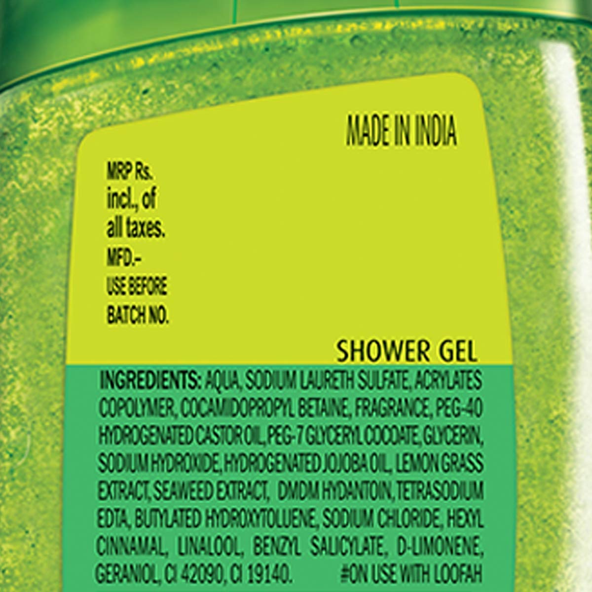 Fiama Lemongrass & Jojoba Body Wash with Skin Conditioners - 100ml Bottle for Smooth & Hydrated Skin | Refreshing Shower Gel for Daily Use & Spa-Like Experience at Home
