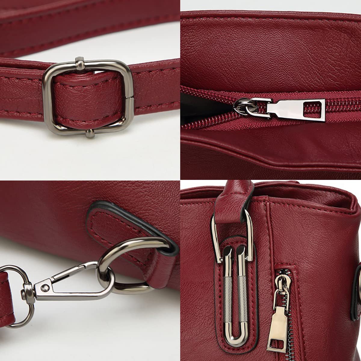 Nevenka Women's PU Leather Crossbody Shoulder Bag - Stylish Handbag Purse for Ladies, Perfect for Work, Travel & Everyday Use