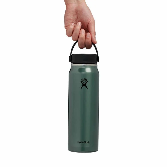 32 oz Lightweight Wide Mouth Water Bottle - BPA Free, Leak Proof, Insulated Stainless Steel for Hiking, Camping & Outdoor Adventures