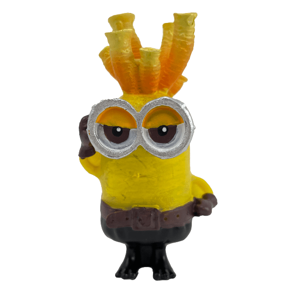 Fish Gear Minion Betta Ornament - Cute Underwater Decor for Betta Fish Tanks, Aquarium Accessories | Perfect for Home & Office Aquariums, Fish Tank Decoration