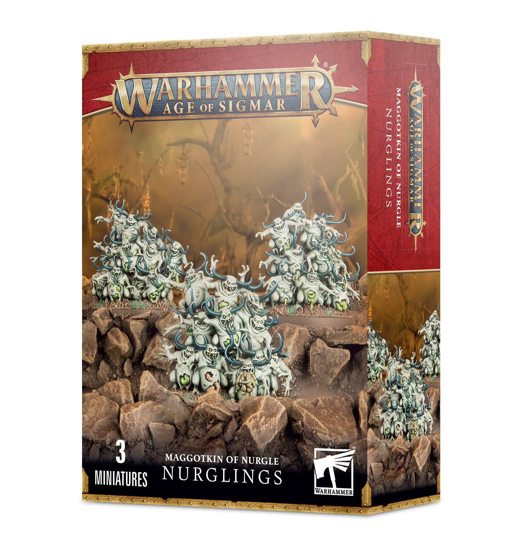 AOS: Maggotkin of Nurgle Nurglings - Warhammer Age of Sigmar Miniatures for Tabletop Gaming & Collecting