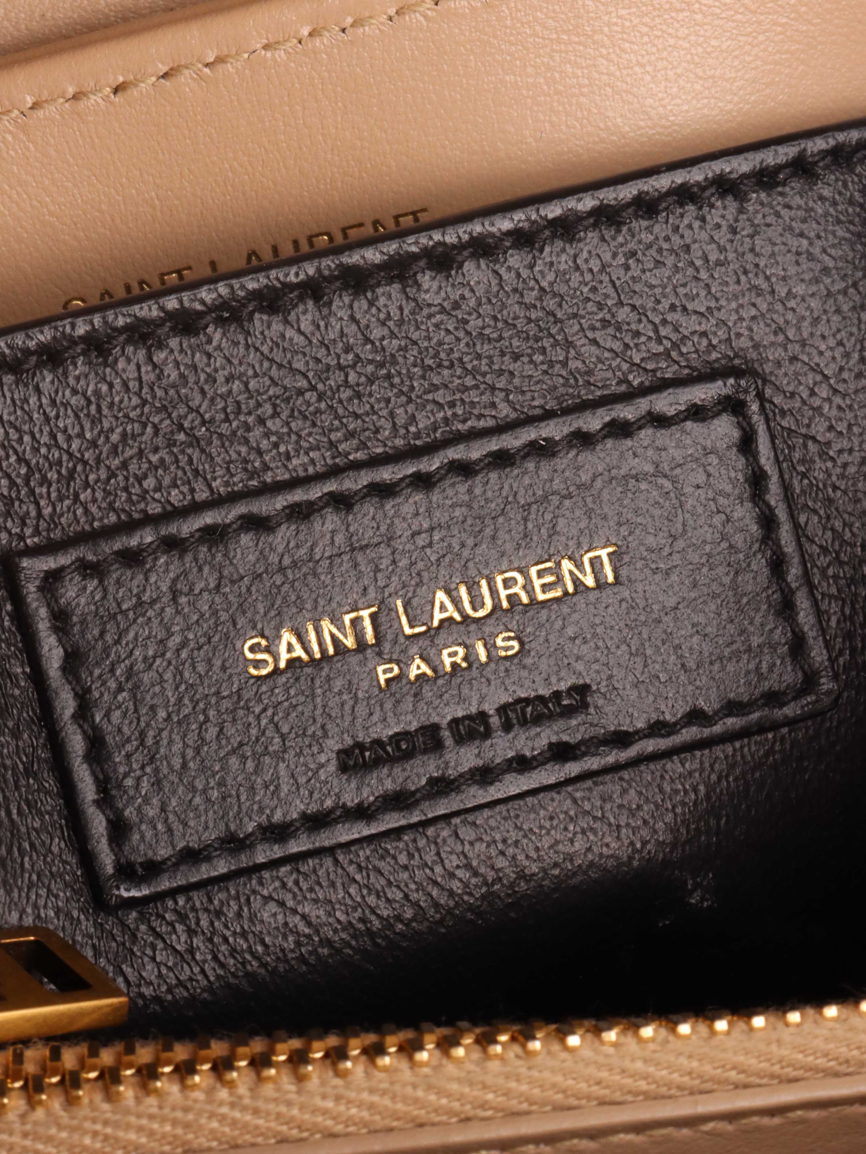 Saint Laurent Small Beige Loulou Bag - Luxury Crossbody Purse for Women | Perfect for Date Night, Office & Evening Events