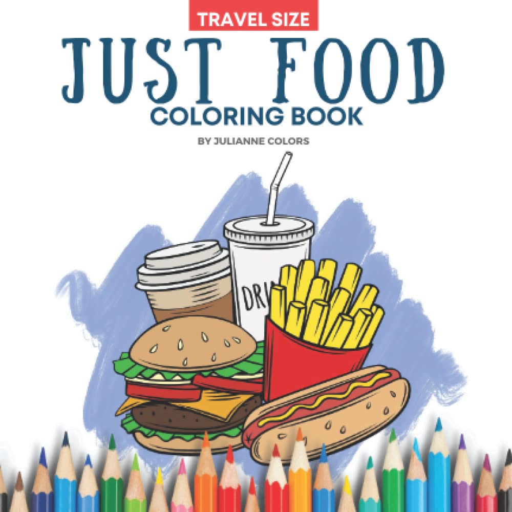 Food Coloring Book for Kids - Fun & Creative Art Activity