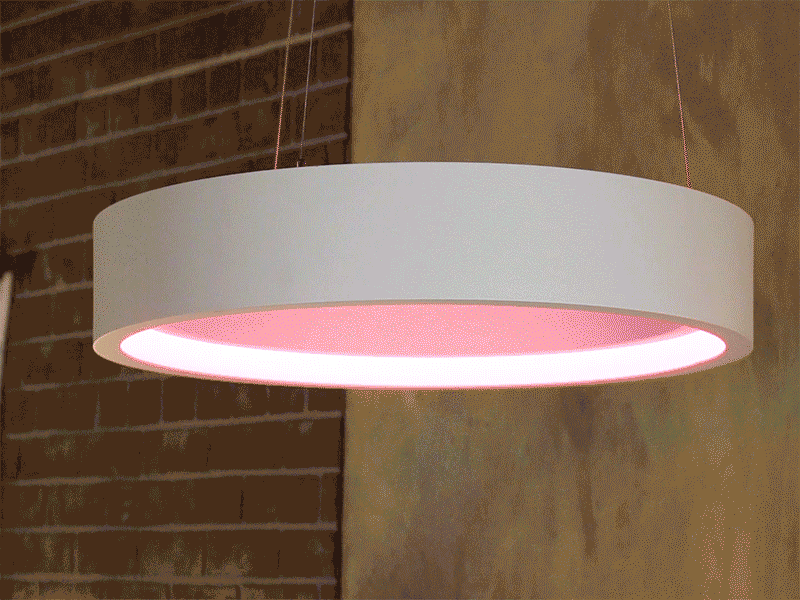 ET2 iCorona Modern LED Pendant Light - Energy Efficient Hanging Fixture for Dining Room, Kitchen Island & Bedroom Lighting