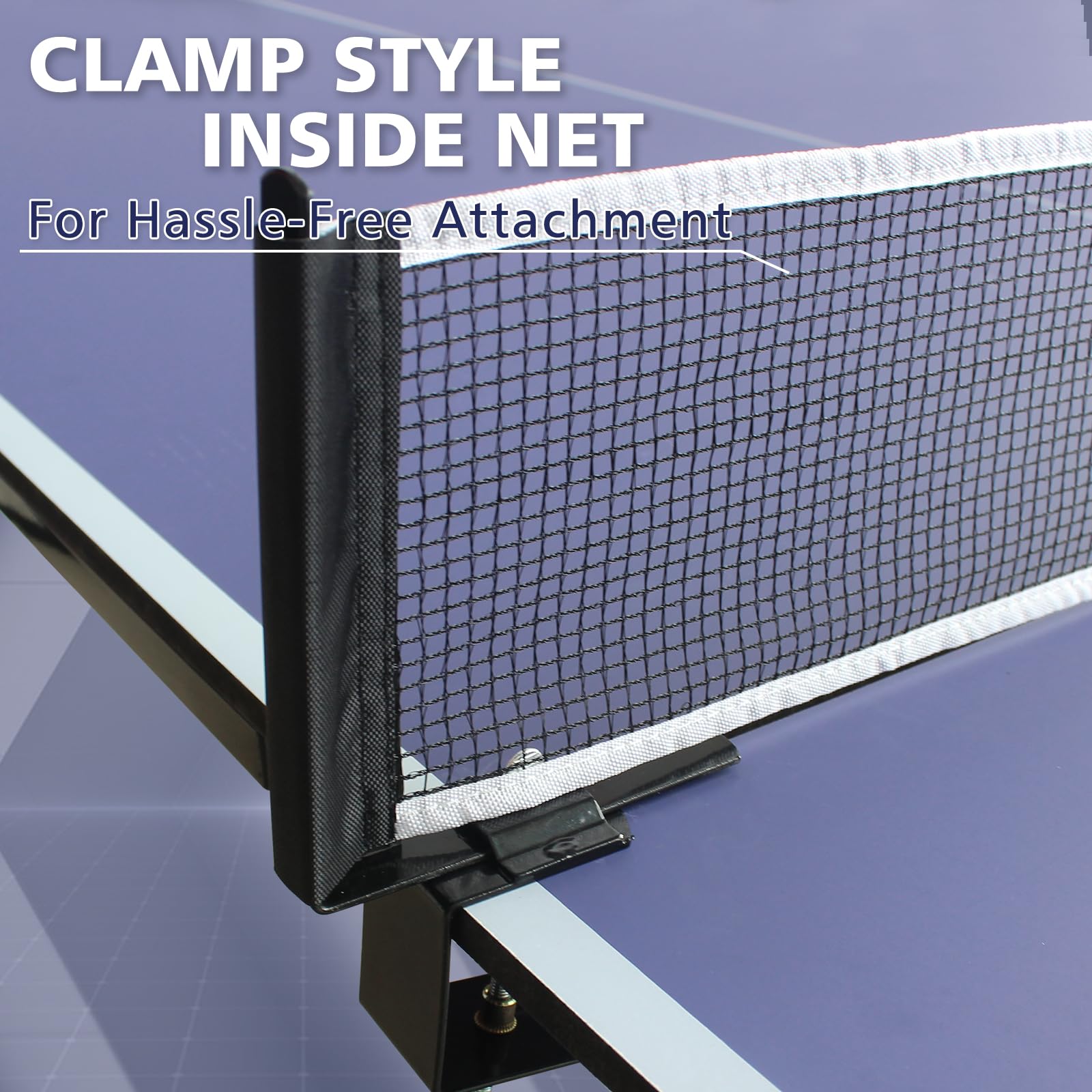 8×4 FT Foldable & Portable Ping Pong Table Set with 2 Paddles, 3 Balls & Net - Indoor/Outdoor Table Tennis for Backyard, Game Room & Family Fun