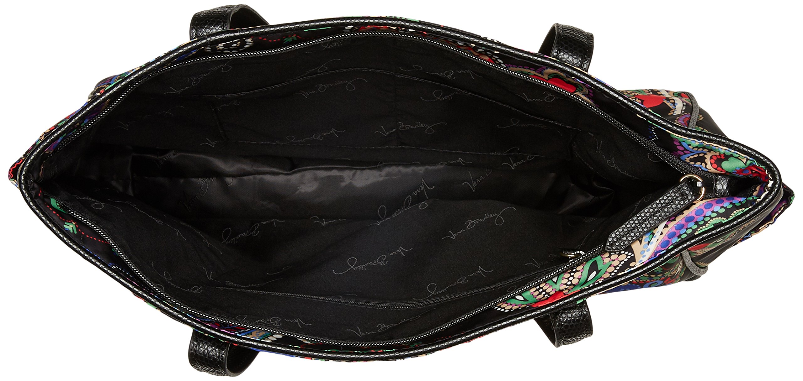 Vera Bradley Women's Preppy Polyester Zip Top Tote Bag - Stylish & Spacious Handbag for Work, Travel & Everyday Use