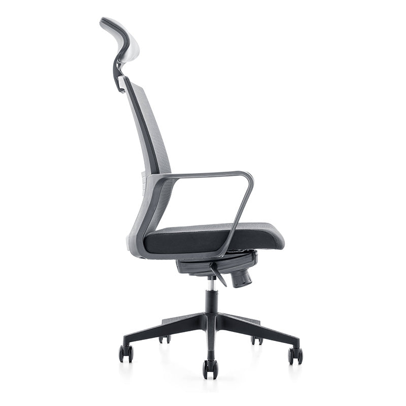 Premium Argo Executive Office Chair with Adjustable Headrest - Ergonomic High Back Desk Chair for Home & Office - Black - Ideal for Long Hours of Work & Gaming