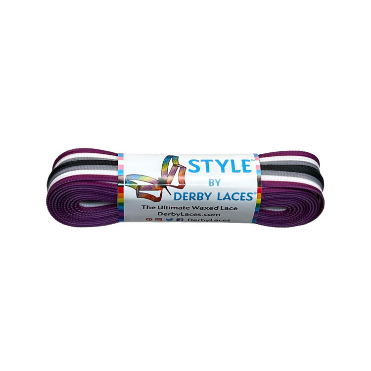 Ace Stripe Waxed Shoelaces - Durable & Stylish Flat Laces for Boots, Sneakers & Dress Shoes - Perfect for Hiking, Work & Everyday Wear
