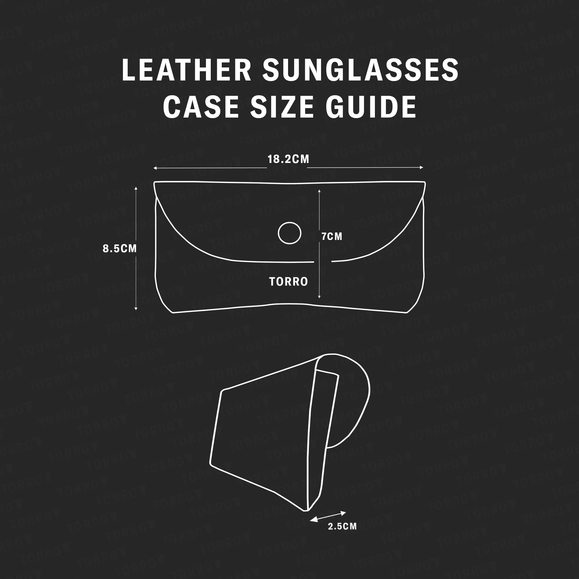 Premium Genuine Leather Sunglasses & Spectacles Case by TORRO – Stylish Protection for Eyewear at Home, Travel & Outdoor Adventures
