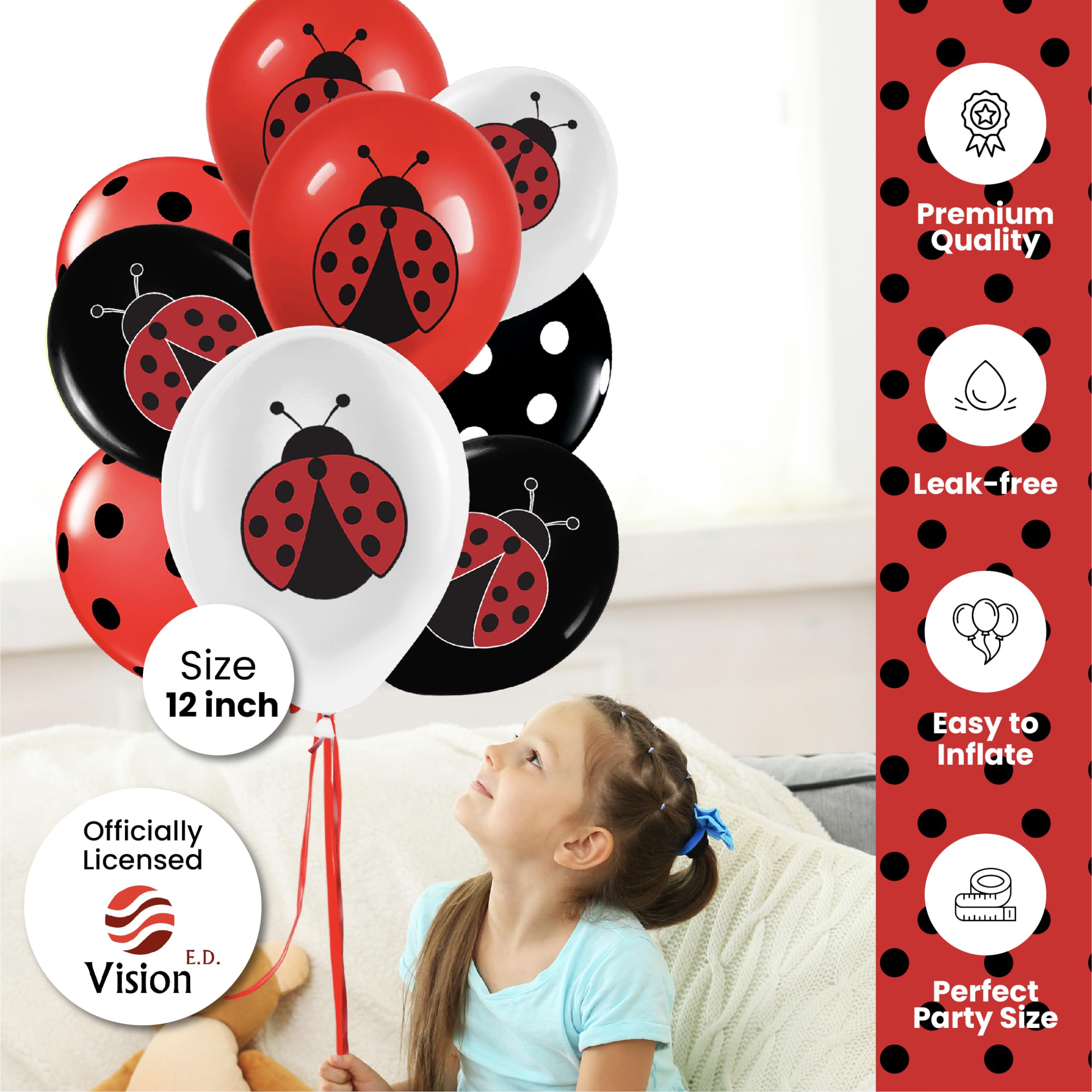 50 Pack Ladybug 12