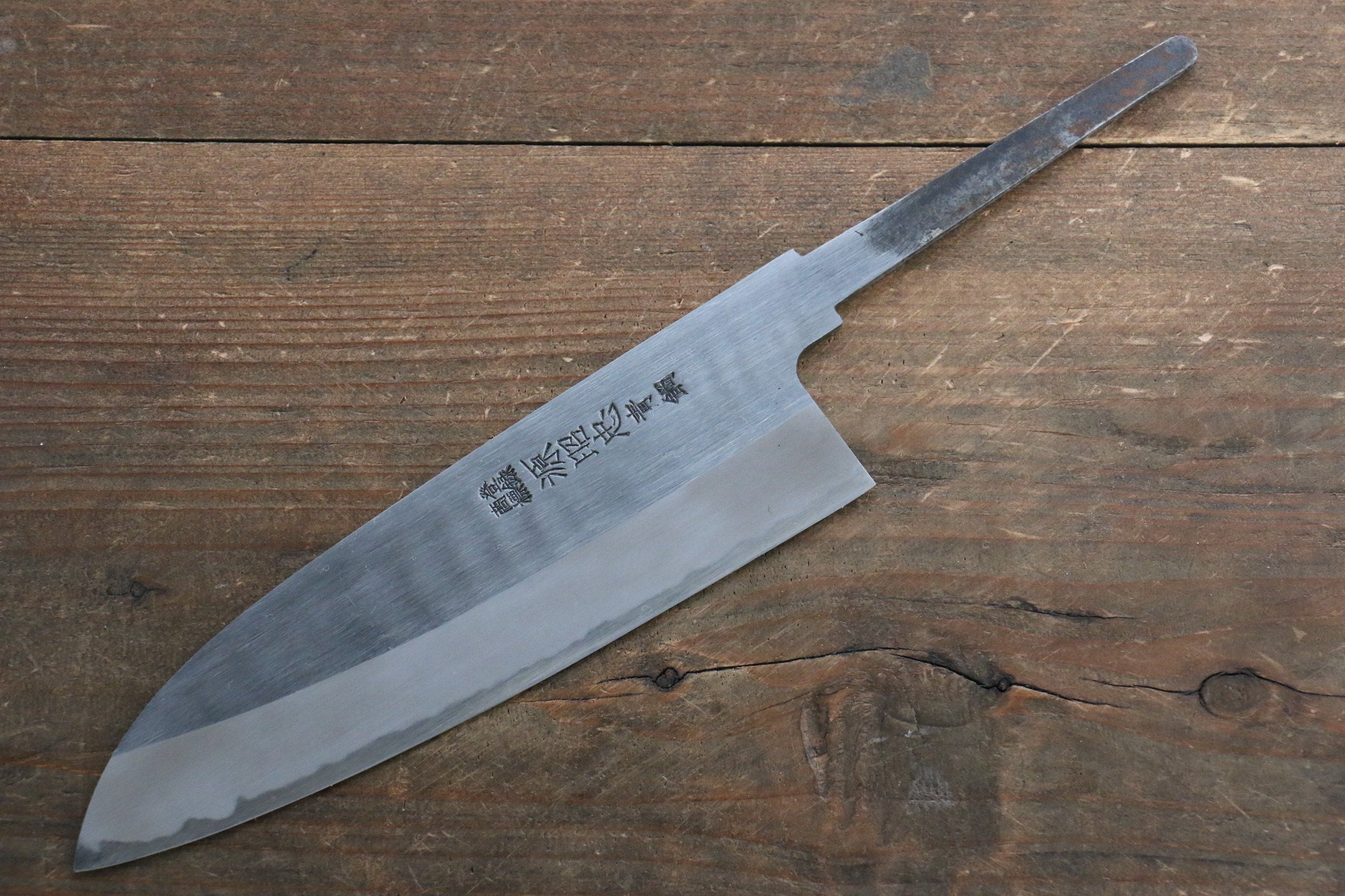 Minamoto Akitada Hontanren Blue Steel No.2 Santoku Knife 165mm - Professional Japanese Kitchen Knife for Precise Chopping, Slicing & Dicing - Perfect for Home Chefs & Culinary Enthusiasts