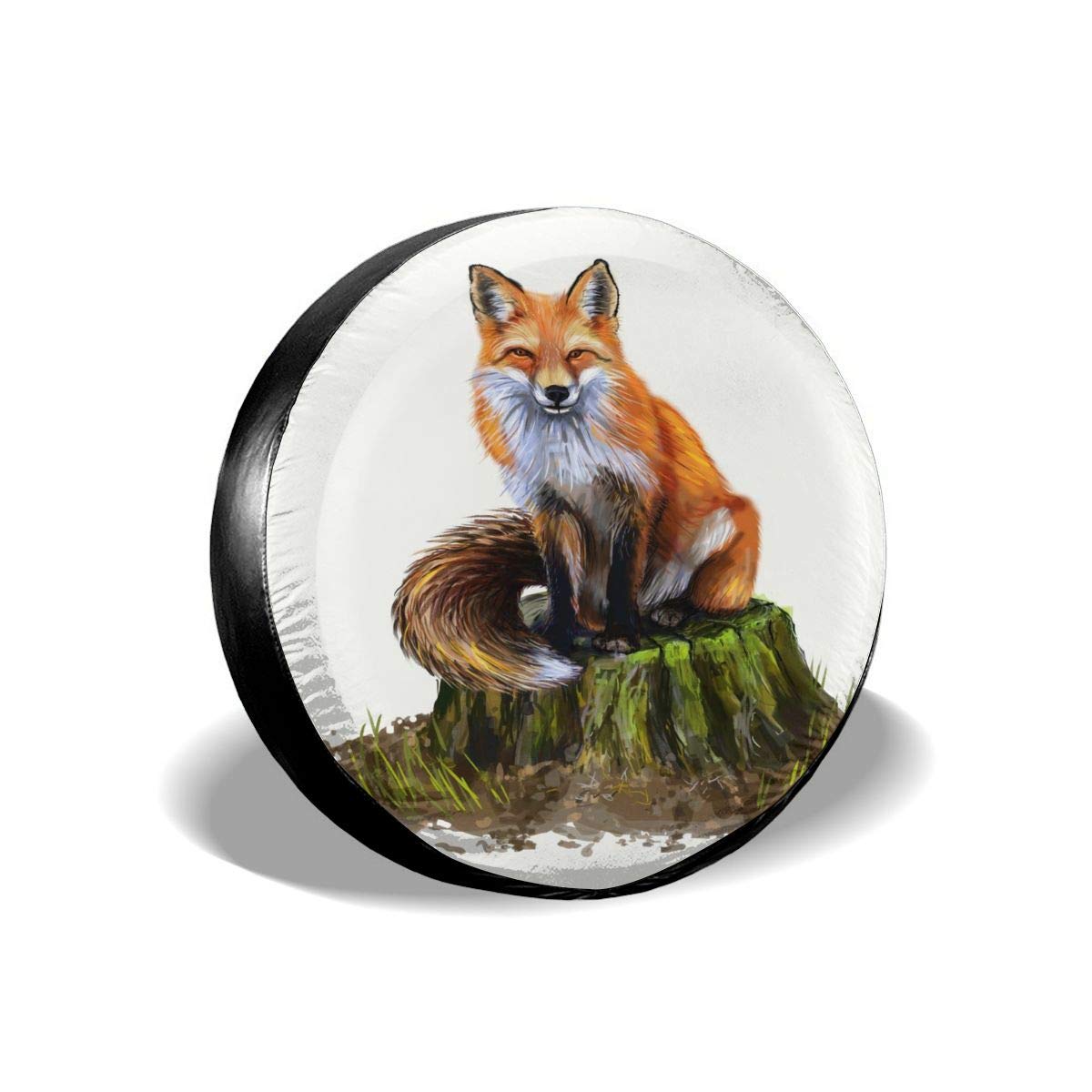 Butterfly Tire Cover - Modern Tribal Texture with Colorful Wings, Weatherproof Wheel Cover for Jeep, Trailer, RV, SUV (14 Inch) - Perfect for Outdoor Adventures & Vehicle Customization