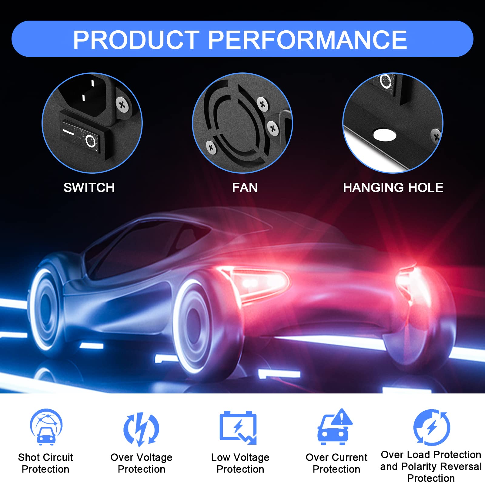 24V 5A TPE Smart Battery Charger - Automatic Trickle Charger & Maintainer for Wheelchair Batteries - Perfect for Home, Hospital, and Mobility Scooter Use
