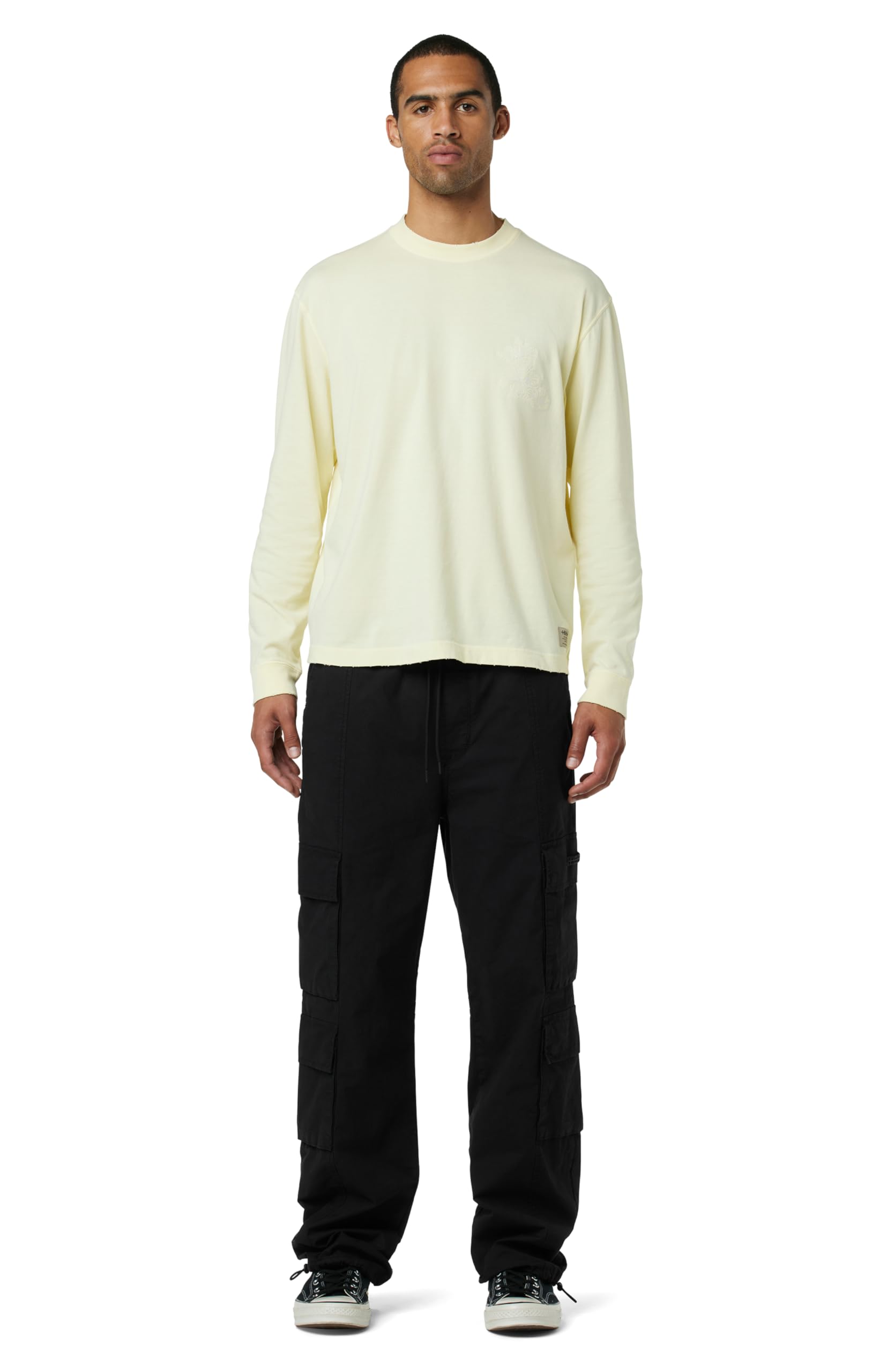 HUDSON Men's Straight Leg Drawcord Cargo Pants - Comfortable & Durable Workwear for Outdoor Activities, Hiking, and Casual Wear