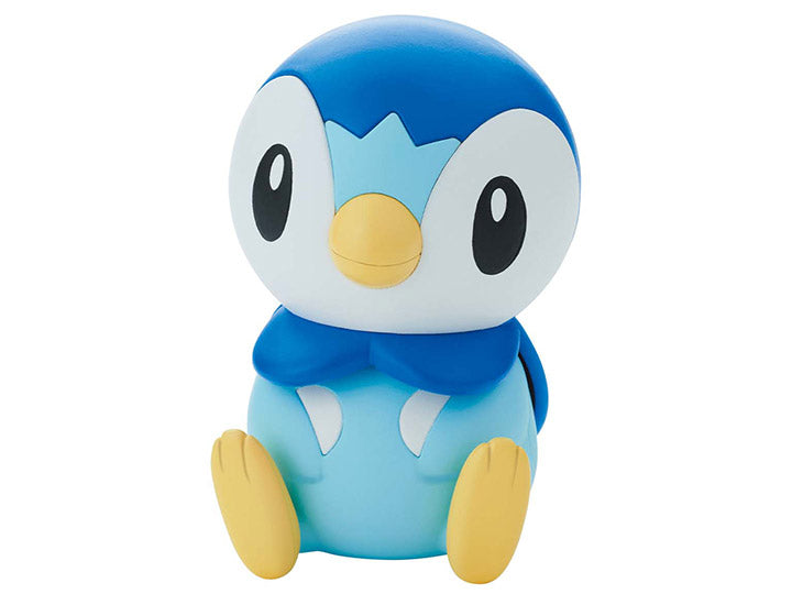 Bandai Quick Model #06 Pokemon Piplup Model Kit - Easy Build Collectible Figure for Kids & Adults - Perfect for Display, Gifts, and Anime Collections
